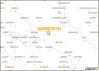 map of Gura Ocnitei