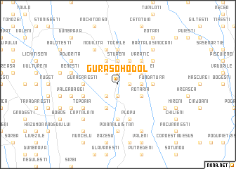 map of Gura Sohodol