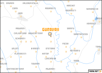 map of Gura Văii