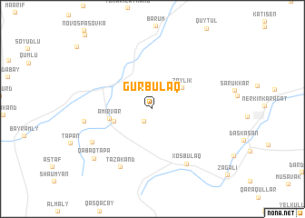 map of Gürbulaq