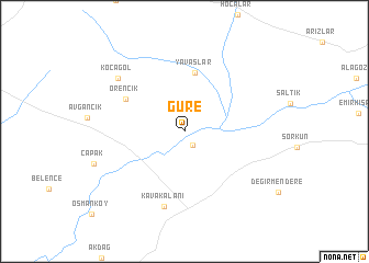 map of Güre