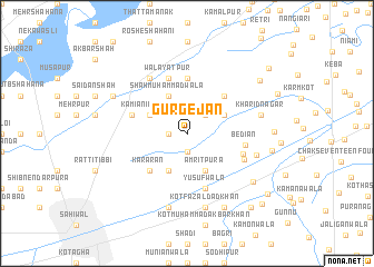 map of Gurgejan