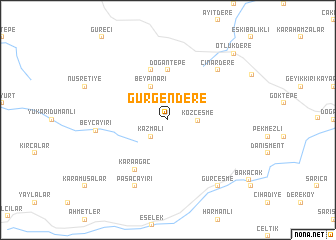 map of Gürgendere