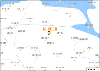 map of Gürgen