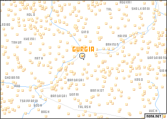 map of Gurgia
