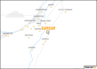 map of Gurgur