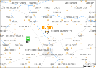 map of Gurgy