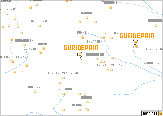 map of Gūrīd-e Pā\