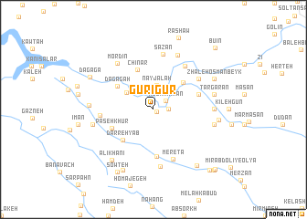 map of Gūrīgūr