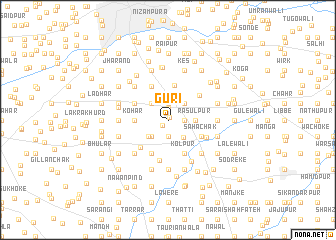 map of Guri