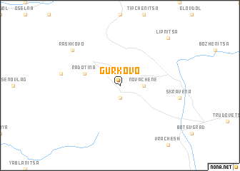 map of Gurkovo