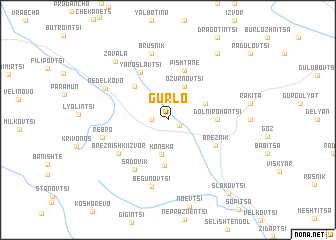 map of Gŭrlo