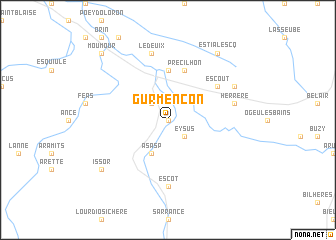 map of Gurmençon