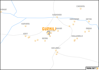 map of Gūr Mīlī