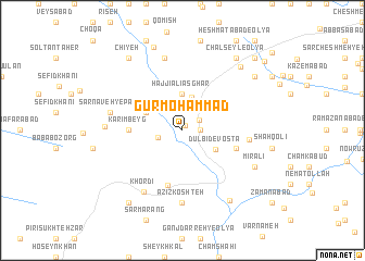 map of Gūr Moḩammad