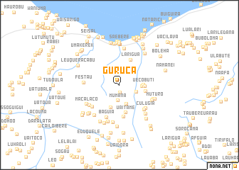 map of Guruca