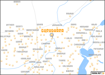 map of Gurūdwāra