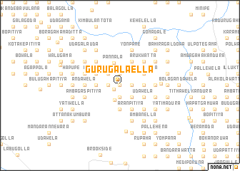 map of Gurugala Ella