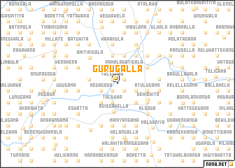 map of Gurugalla