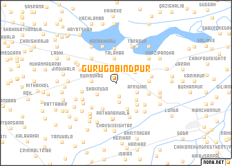 map of Guru Gobindpur