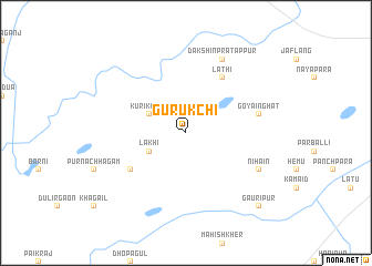 map of Gurukchi