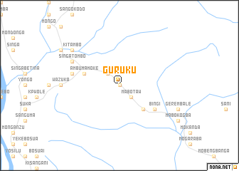 map of Guruku