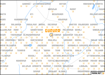 map of Gurura