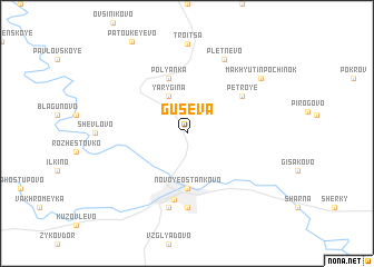 map of Guseva