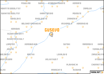 map of Gusevo