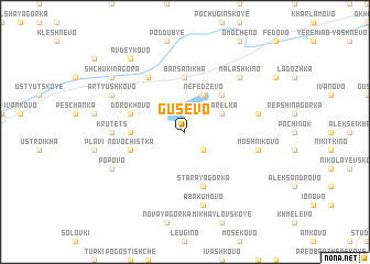 map of Gusevo