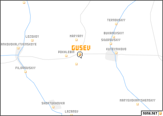 map of Gusev