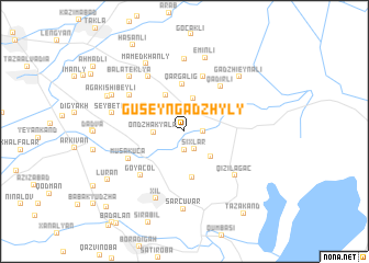 map of Guseyngadzhyly