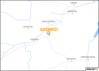 map of Gushanzi