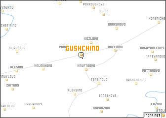 map of Gushchino