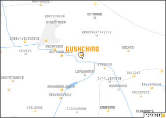 map of Gushchino