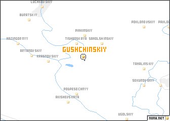 map of Gushchinskiy