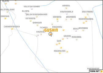 map of Gūshīn