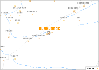map of Gūshvārak