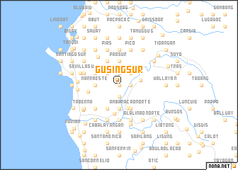 map of Gusing Sur