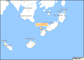 map of Gusong