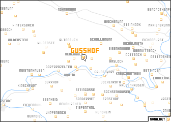 map of Gußhof