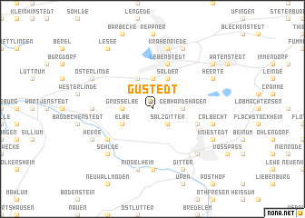 map of Gustedt