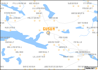 map of Gusum