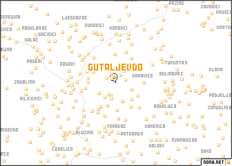 map of Gutaljev Do