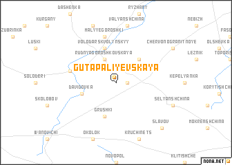 map of Guta Paliyevskaya