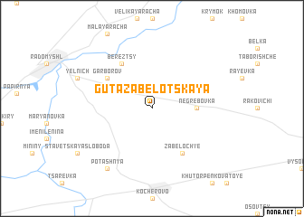 map of Guta Zabelotskaya