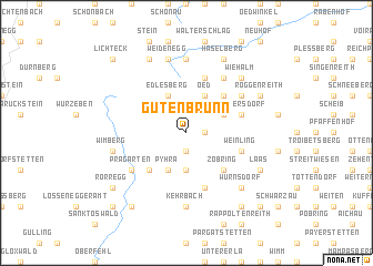 map of Gutenbrunn