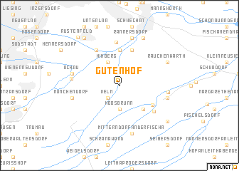 map of Gutenhof