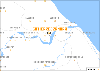 map of Gutiérrez Zamora
