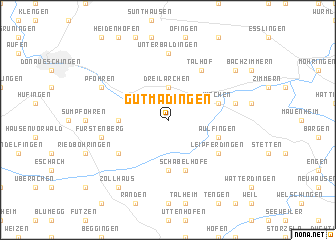 map of Gutmadingen